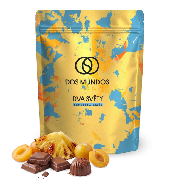 Výběrová káva Dos Mundos DVA SVĚTY espresso blend - 500 g