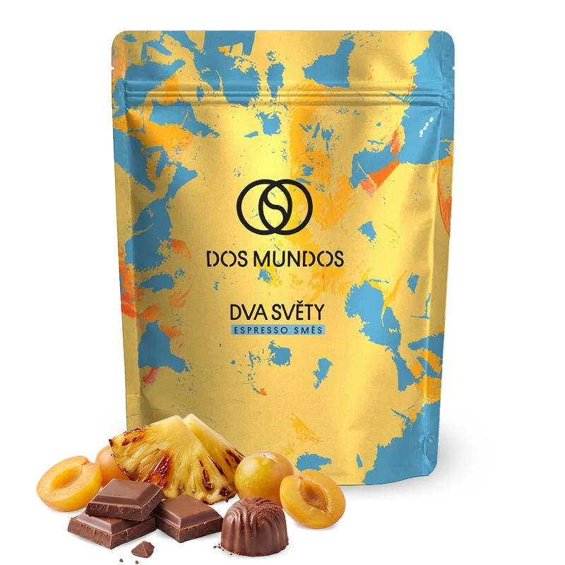 Výběrová káva Dos Mundos DVA SVĚTY espresso blend - 500 g