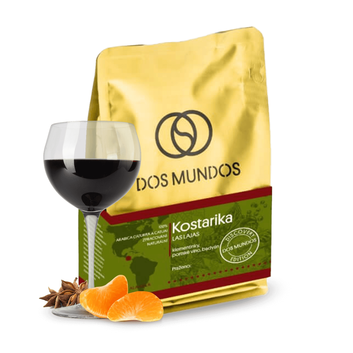 Výběrová káva Dos Mundos Kostarika LAS LAJAS - objevitelská edice