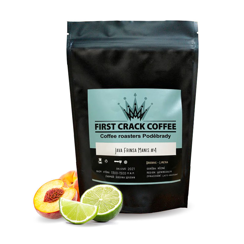 Výběrová káva First Crack Coffee Indonésie Jáva FRINSA MANIS