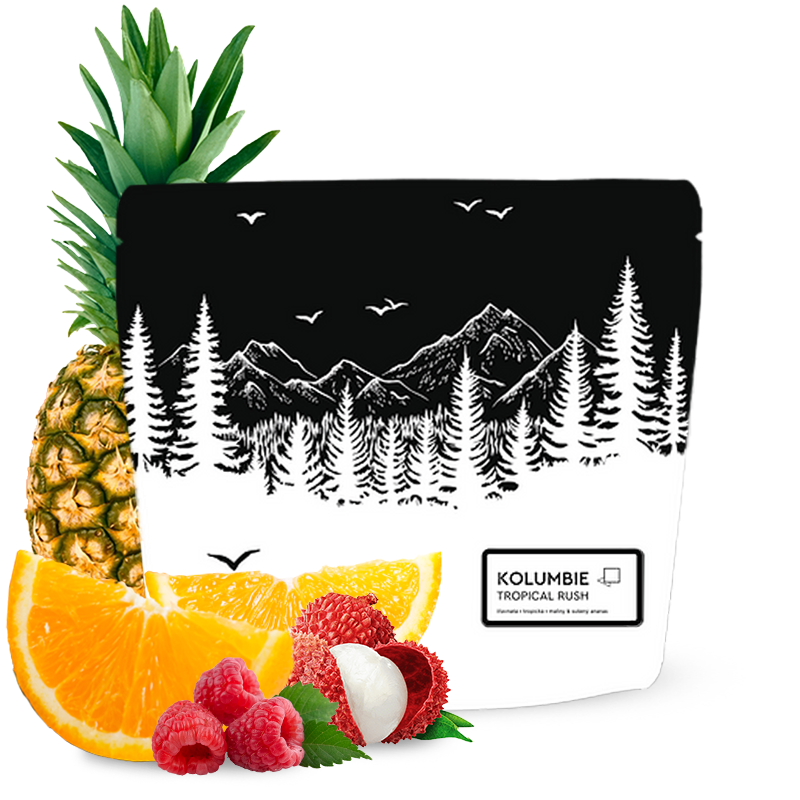 Výběrová káva Jedno Kafe Kolumbie TROPICAL RUSH