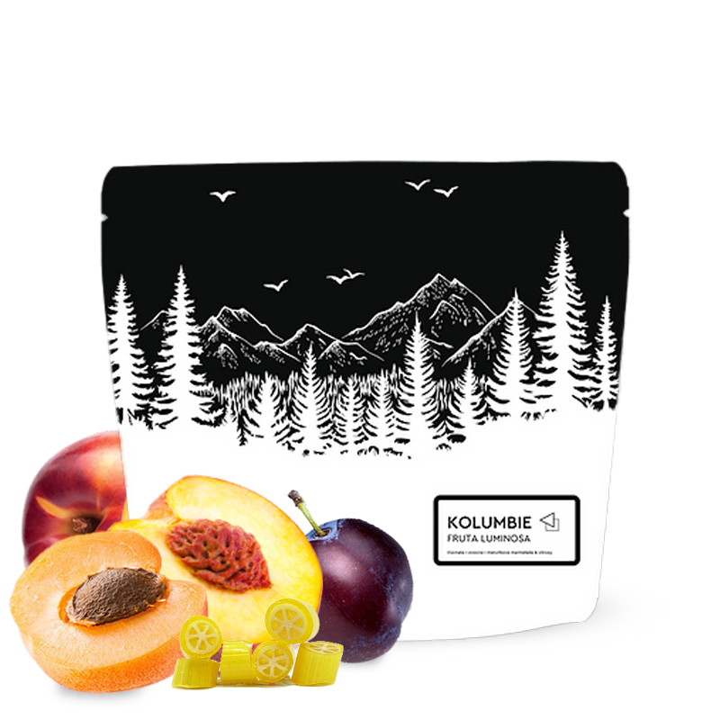 Výběrová káva Jedno Kafe Kolumbie FRUTA LUMINOSA