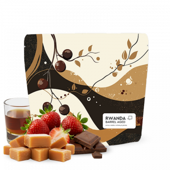Rwanda BARREL AGED - zrající v sudech po whiskey - espresso - Jedno Kafe