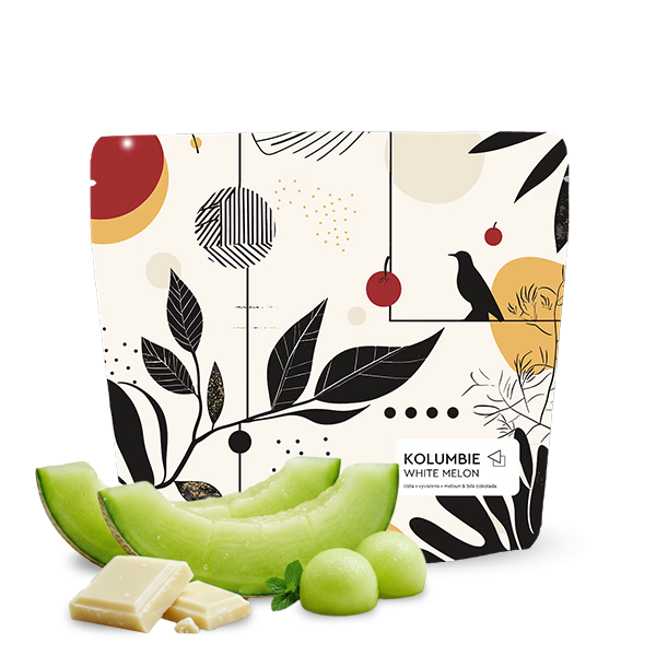 Výběrová káva Jedno Kafe Kolumbie WHITE MELON - 200g