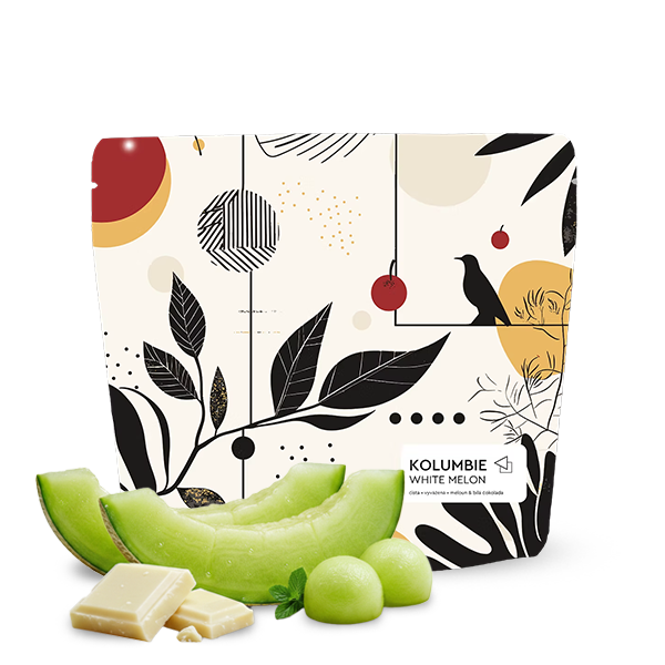 Výběrová káva Jedno Kafe Kolumbie WHITE MELON - 200g