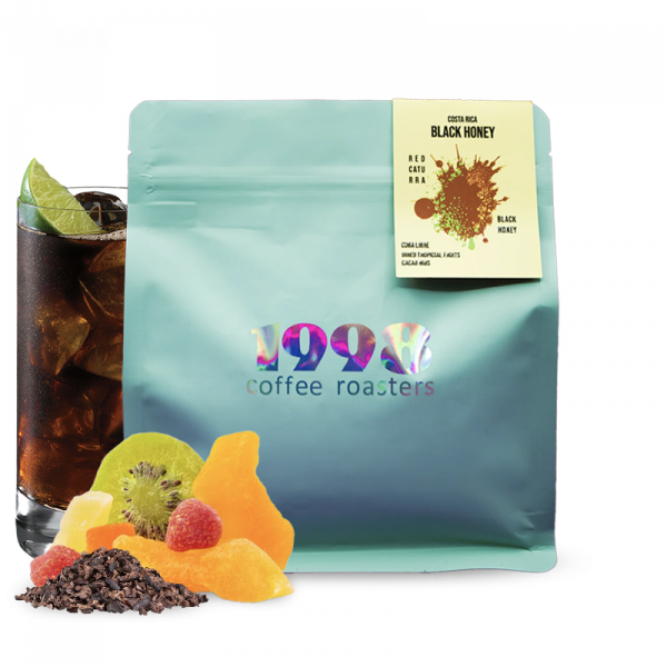 Výběrová káva 1998 Coffee Roasters Kostarika URENEA FAMILY - black honey