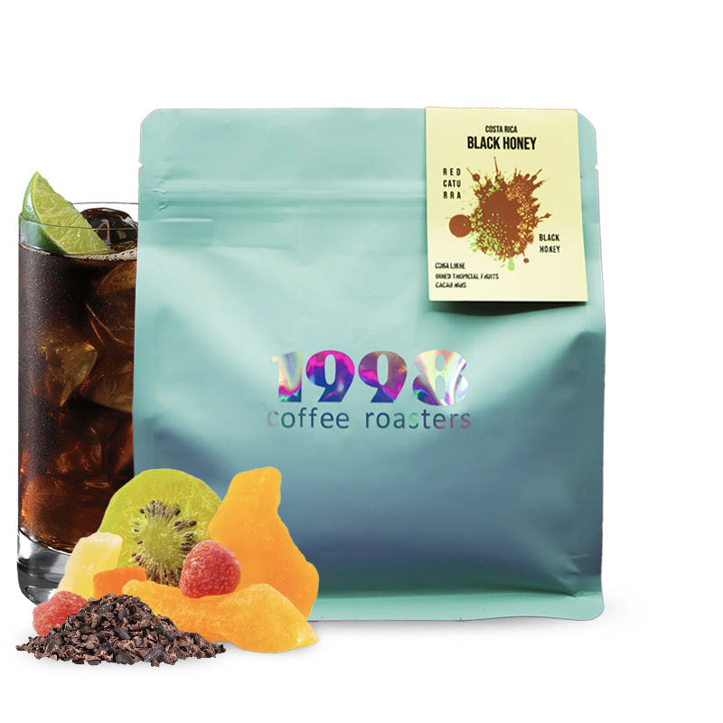 Výběrová káva 1998 Coffee Roasters Kostarika URENEA FAMILY - black honey