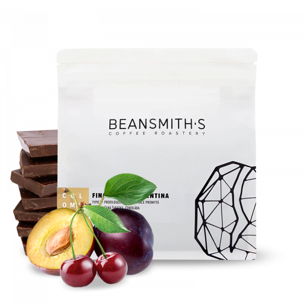 Výběrová káva Beansmith.s Kolumbie FINCA VILLA VALENTINA