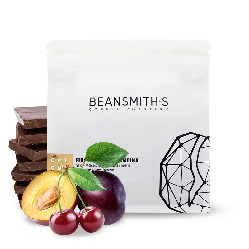 Výběrová káva Beansmith.s Kolumbie FINCA VILLA VALENTINA