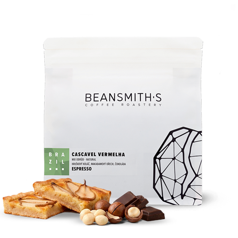Výběrová káva Beansmith.s Brazílie CASCAVEL VERMELHA