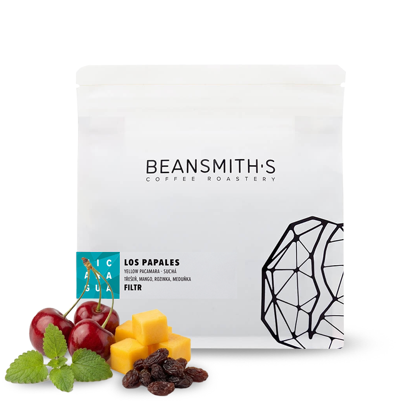 Výběrová káva Beansmith.s Nikaragua LOS PAPALES