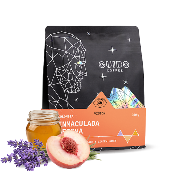 Výběrová káva Guido Coffee Kolumbie INMACULADA - geisha - 200 g 