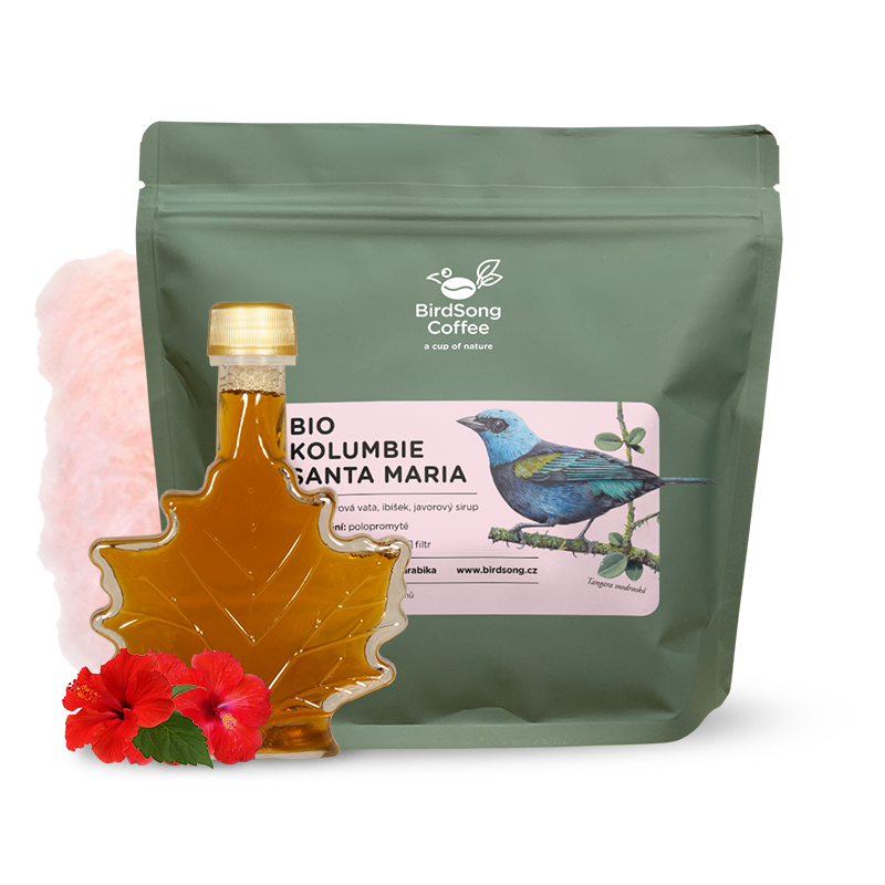 Výběrová káva BirdSong Coffee Kolumbie SANTA MARIA 2023