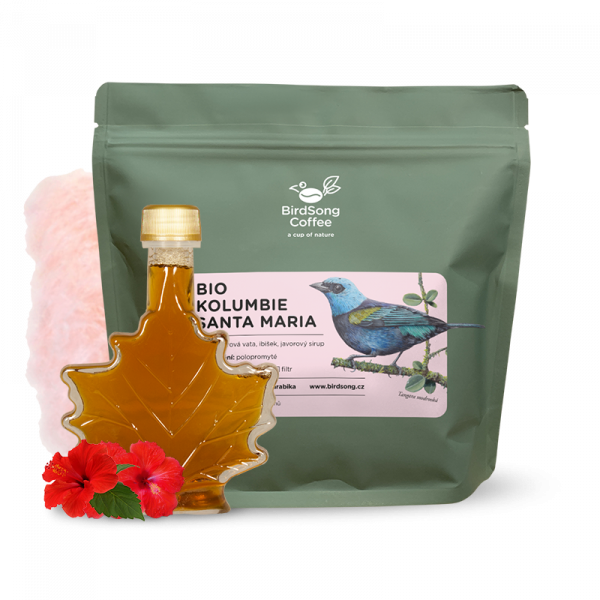 Výběrová káva BirdSong Coffee Kolumbie SANTA MARIA - 1000g