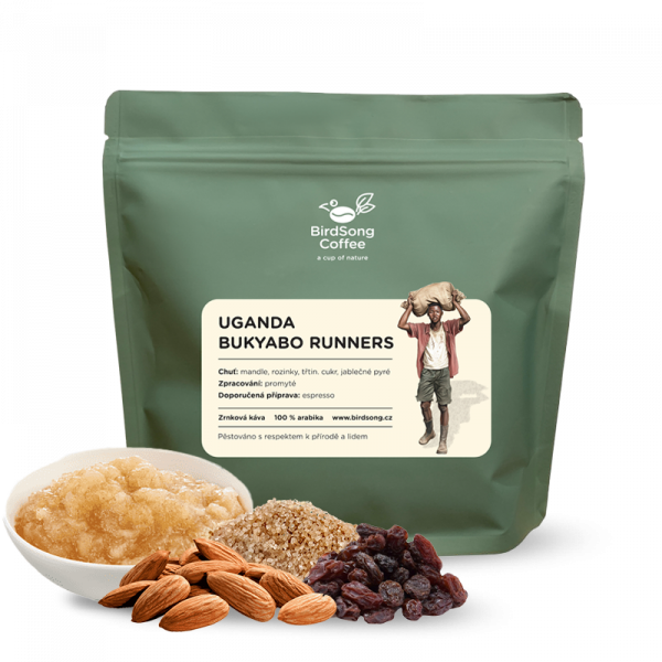 Výběrová káva BirdSong Coffee Uganda BUKYABO RUNNERS