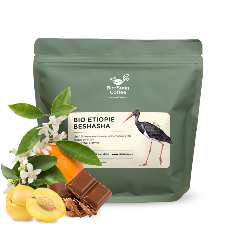 Výběrová káva BirdSong Coffee Etiopie BESHASHA