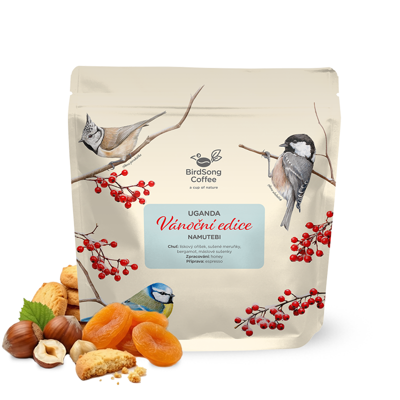 Výběrová káva BirdSong Coffee Uganda NAMUTEBI - Vánoční espresso limitka