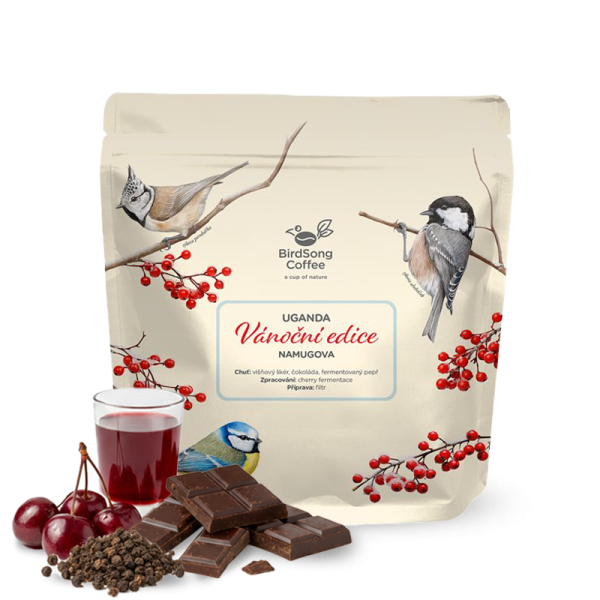 Výběrová káva BirdSong Coffee Uganda NAMUGOVA - Vánoční limitka