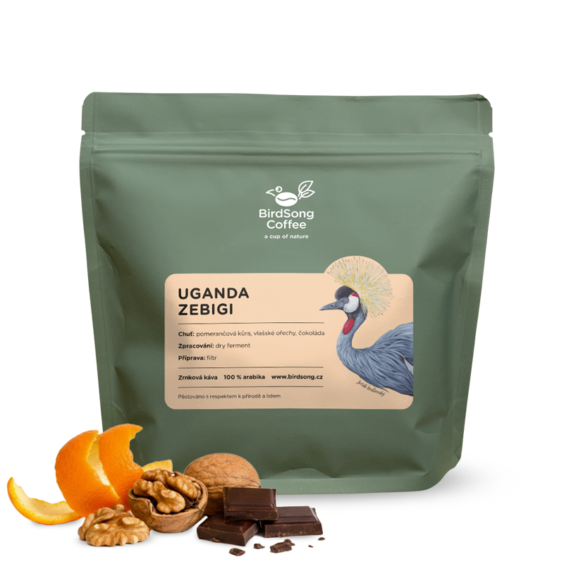Výběrová káva BirdSong Coffee Uganda ZEBIGI