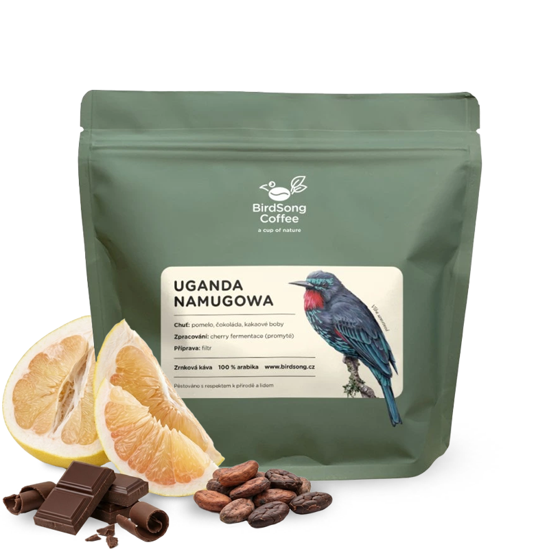 Výběrová káva BirdSong Coffee Uganda NAMUGOWA