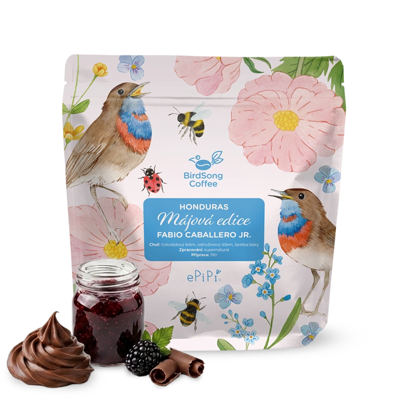 Výběrová káva BirdSong Coffee Honduras MÁJOVÁ EDICE - 200g