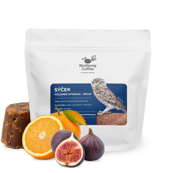 Kolumbie ATUNKAA DECAF - bezkofeinová - 200g - BirdSong Coffee