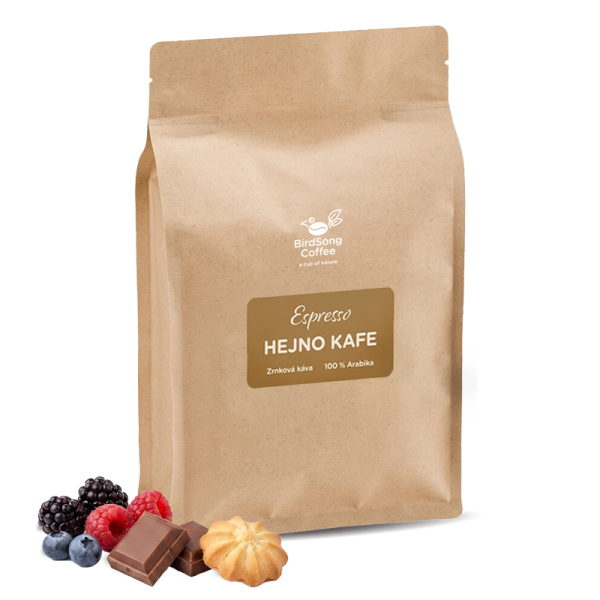 Výběrová káva BirdSong Coffee Etiopie HEJNO KAFE - espresso - 500g