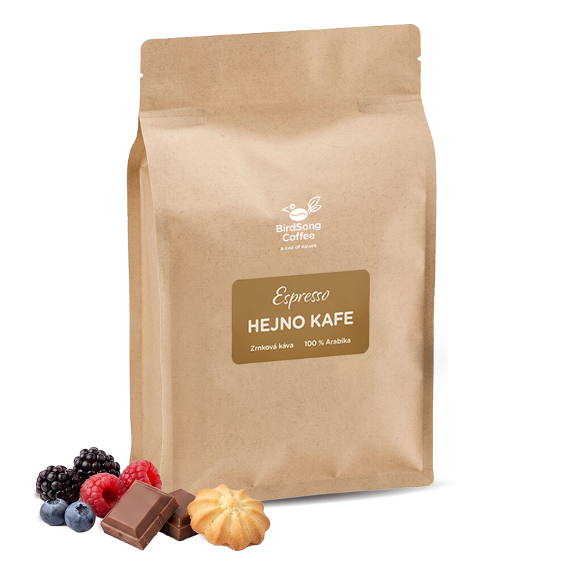 Výběrová káva BirdSong Coffee Etiopie HEJNO KAFE - espresso - 500g