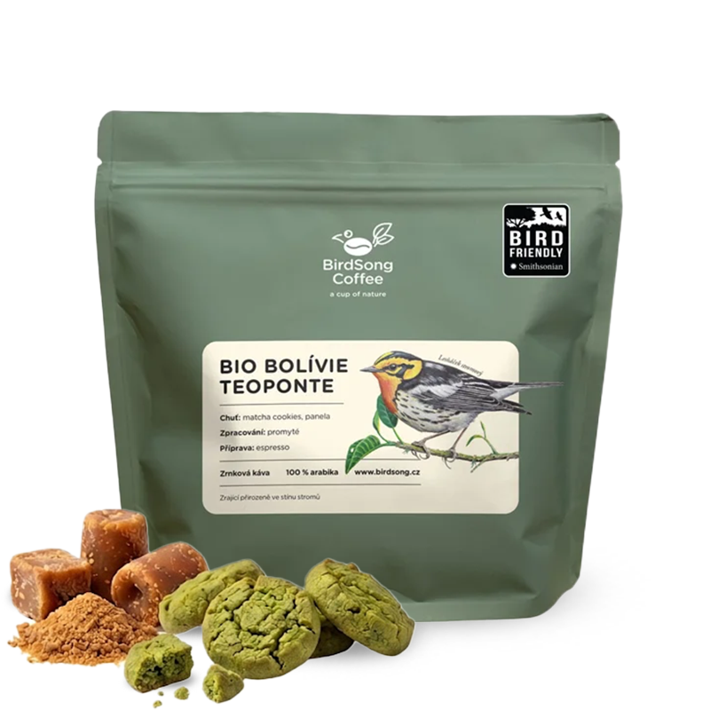 Výběrová káva BirdSong Coffee Bolívie TEOPONTE – espresso