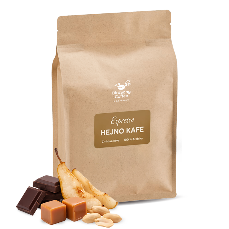 Výběrová káva BirdSong Coffee Brazílie HEJNO KAFE – espresso – 1000 g
