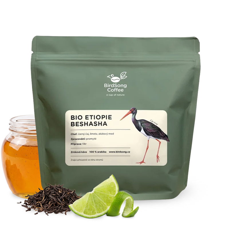 Výběrová káva BirdSong Coffee Etiopie BESHASHA
