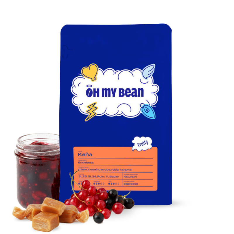 Výběrová káva Oh My Bean Roastery Keňa ENDEBESS