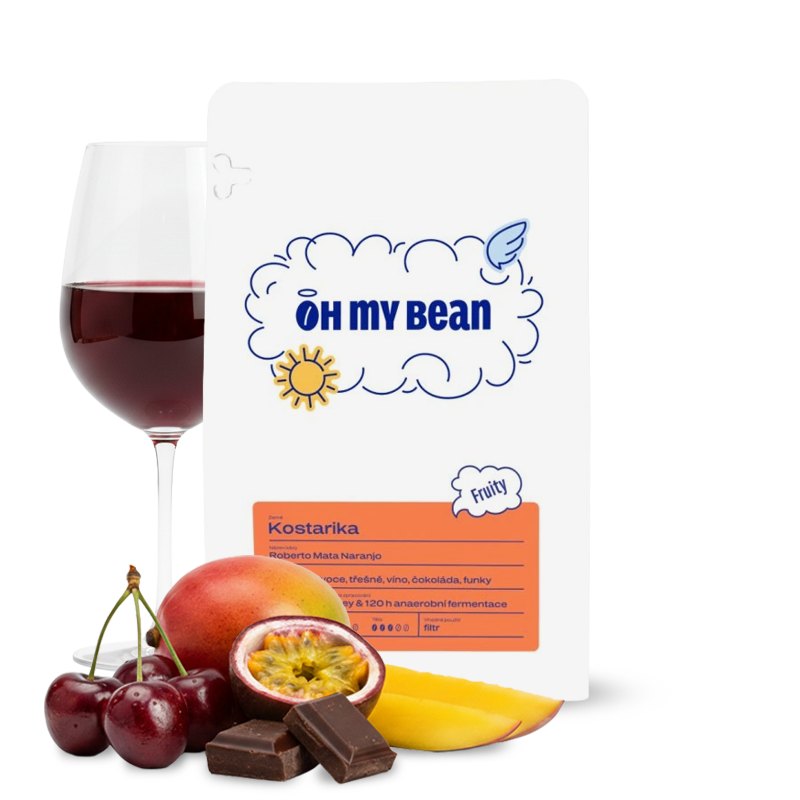 Výběrová káva Oh My Bean Roastery Kostarika ROBERTO MATA NARANJO