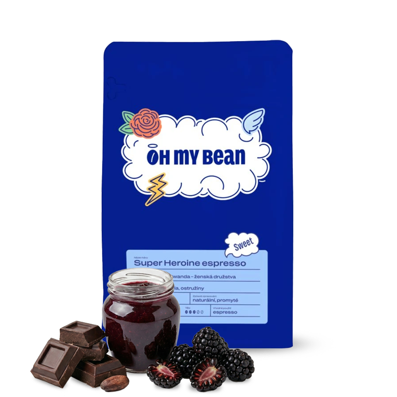 Výběrová káva Oh My Bean Roastery SUPER HEROINE ESPRESSO blend