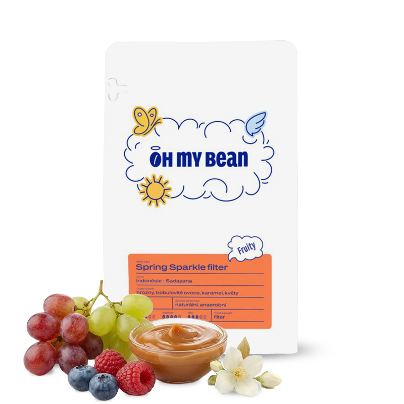 Výběrová káva Oh My Bean Roastery Indonésie SPRING SPARKLE - jarní limitka