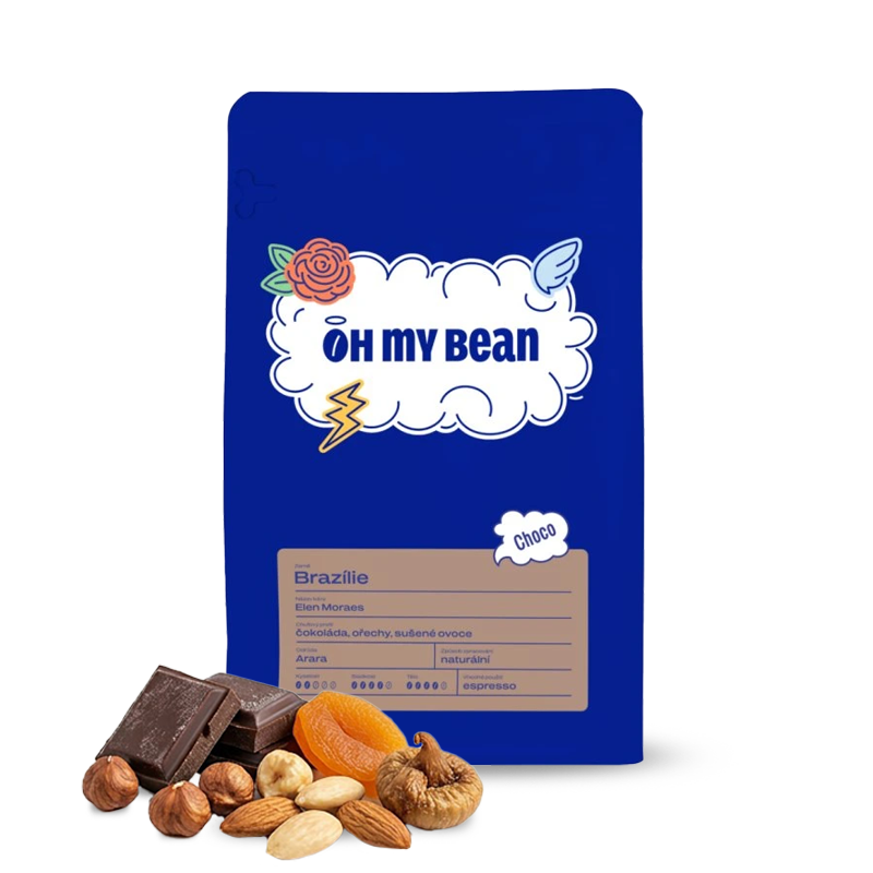 Výběrová káva Oh My Bean Roastery Brazílie ELEN MORAES