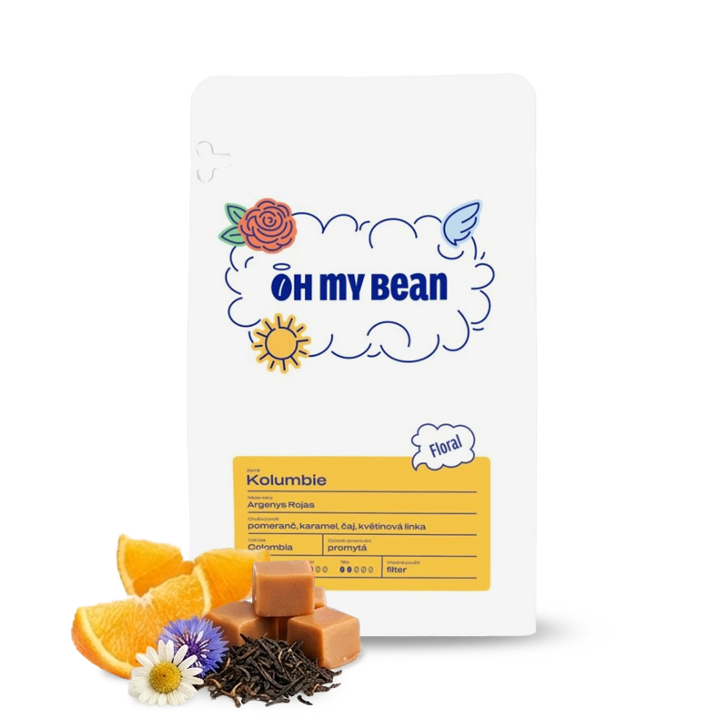 Výběrová káva Oh My Bean Roastery Kolumbie ARGENYS ROJAS