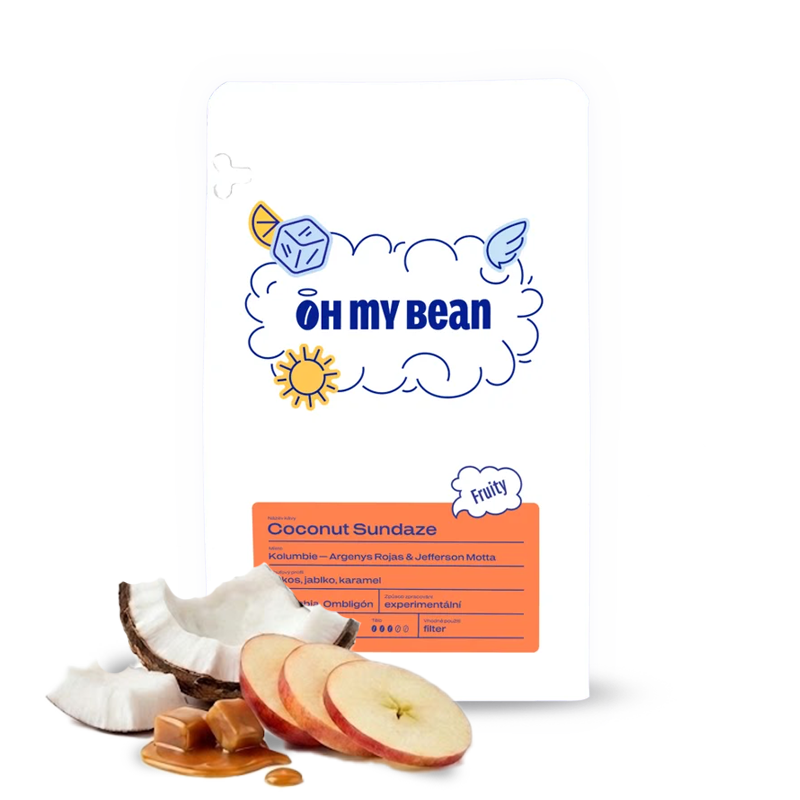 Výběrová káva Oh My Bean Roastery Kolumbie COCONUT SUNDAZE - letní limitka - 200g