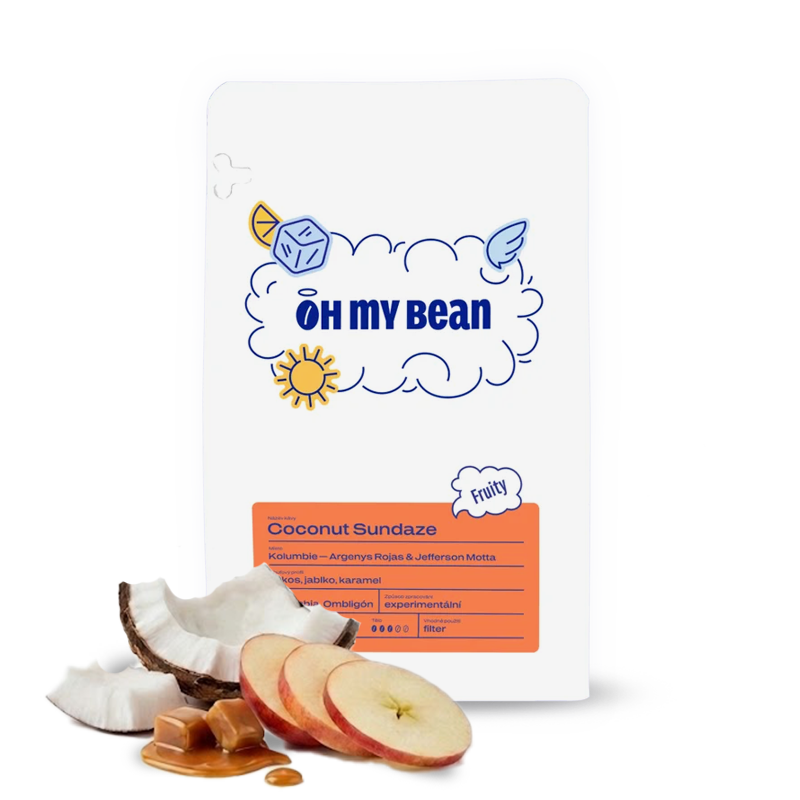 Výběrová káva Oh My Bean Roastery Kolumbie COCONUT SUNDAZE - letní limitka - 200g