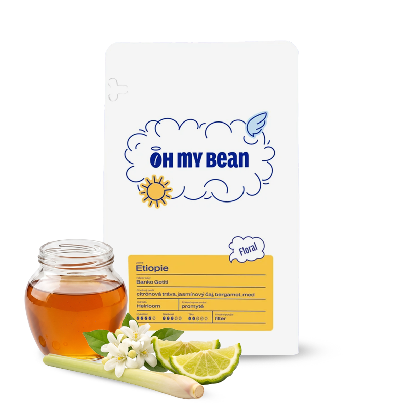 Výběrová káva Oh My Bean Roastery Etiopie BANKO GOTITI