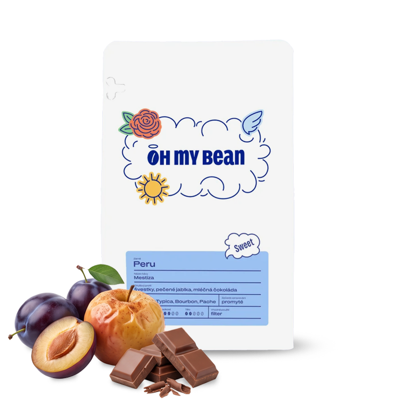 Výběrová káva Oh My Bean Roastery Peru MESTIZA
