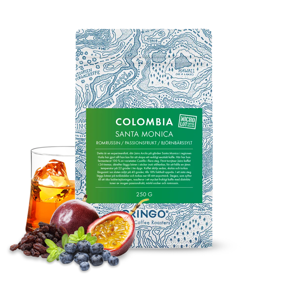 Výběrová káva Gringo Nordic Kolumbie SANTA MONICA