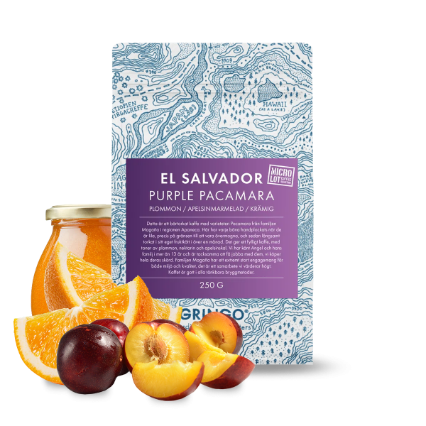 Výběrová káva Gringo Nordic El Salvador PURPLE PACAMARA