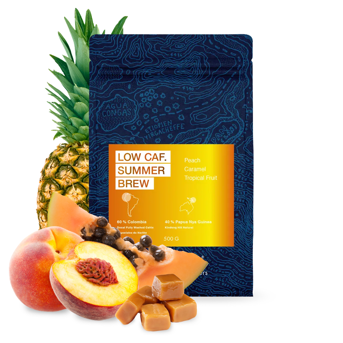 Výběrová káva Gringo Nordic LOW CAF SUMMER BREW blend - 500g