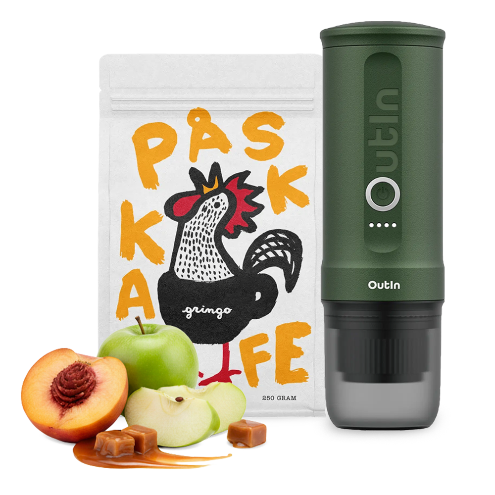 Gringo PÅSKKAFFE Blend 2026 x Outin Set - Forest Green 
