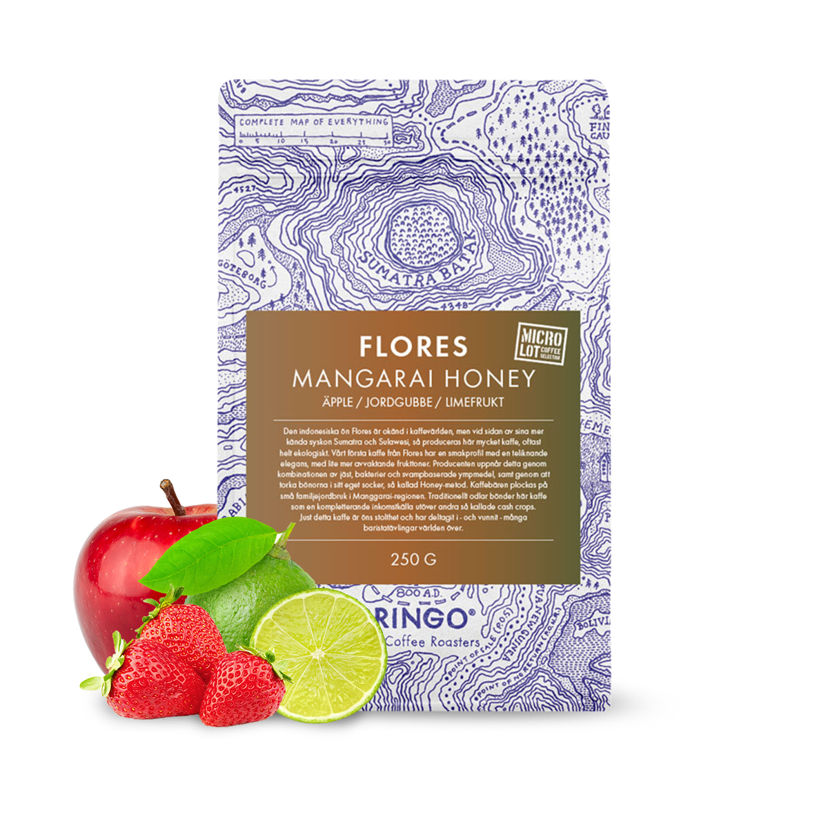 Výběrová káva Gringo Nordic Indonésie FLORES MANGARAI HONEY