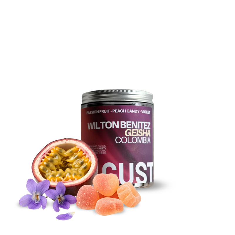 Výběrová káva Gust. Specialty Coffee Kolumbie WILTON BENITEZ - geisha - 120g