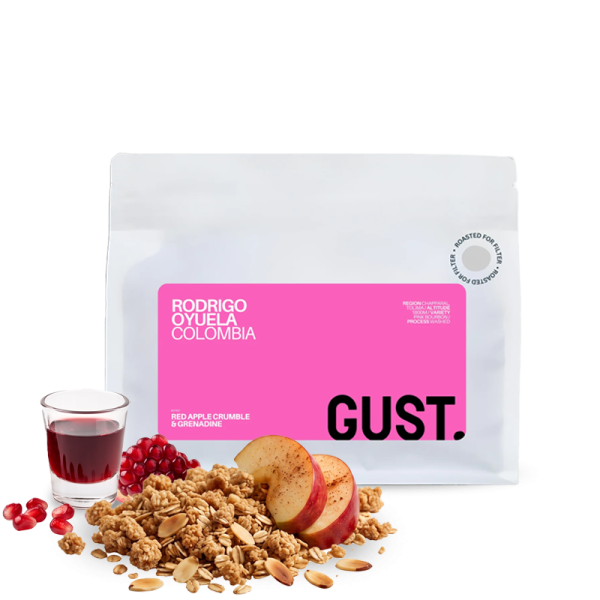 Výběrová káva Gust. Specialty Coffee Kolumbie RODRIGO OYUELA