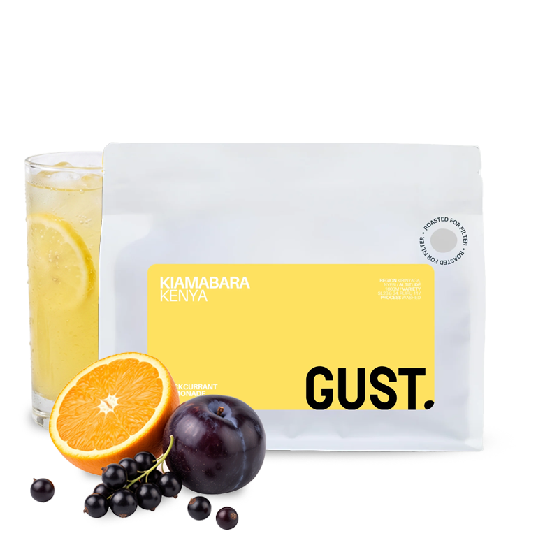 Výběrová káva Gust. Specialty Coffee Keňa KIAMABARA