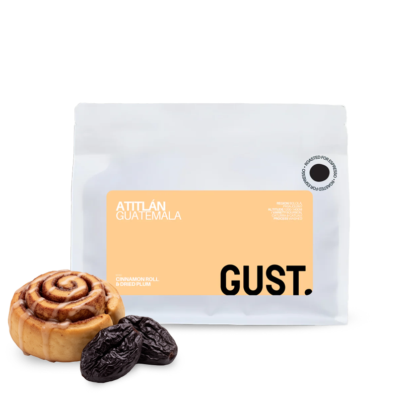 Výběrová káva Gust. Specialty Coffee Guatemala ATITLÁN